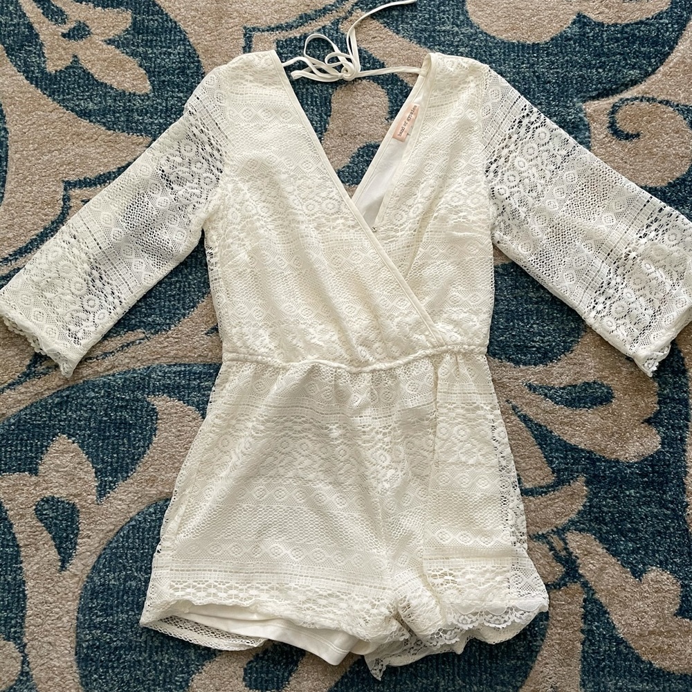 Band of Gypsies off-white romper